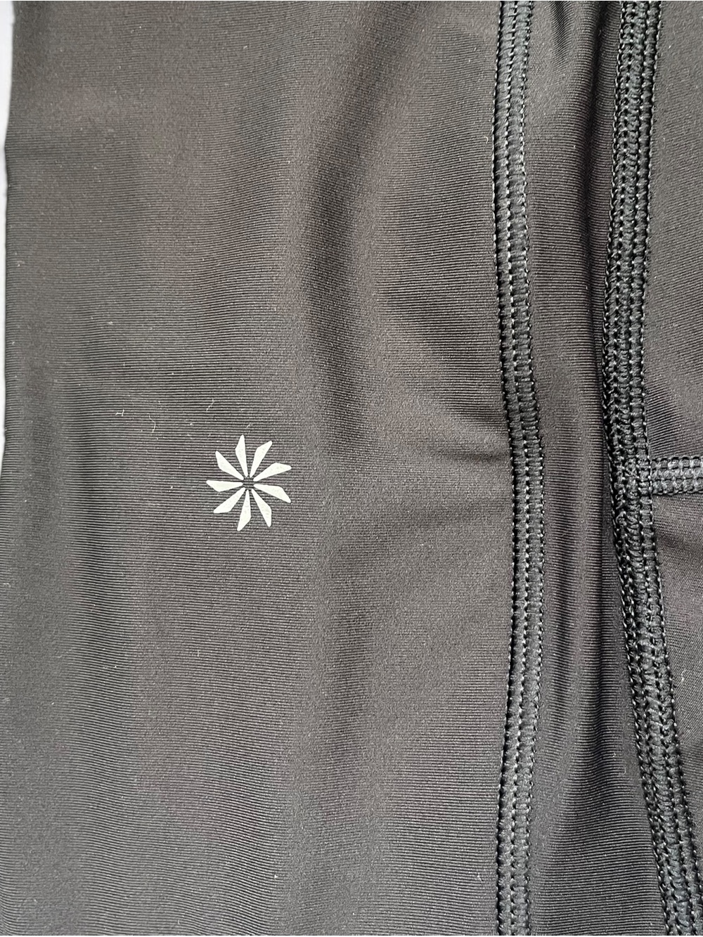 Athleta Ultimate Stash II 7in Black Performance Running Biker Short Size Small - Picture 5 of 7